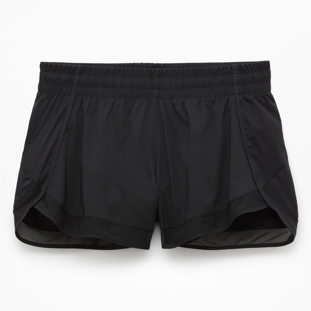 Athleta Mesh Racer 4”Women's Shorts - Black - Picture 11 of 11
